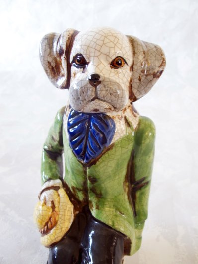 If you have a couple hundred bucks to spare, this vintage Dapper Dandy Dog can be yours!